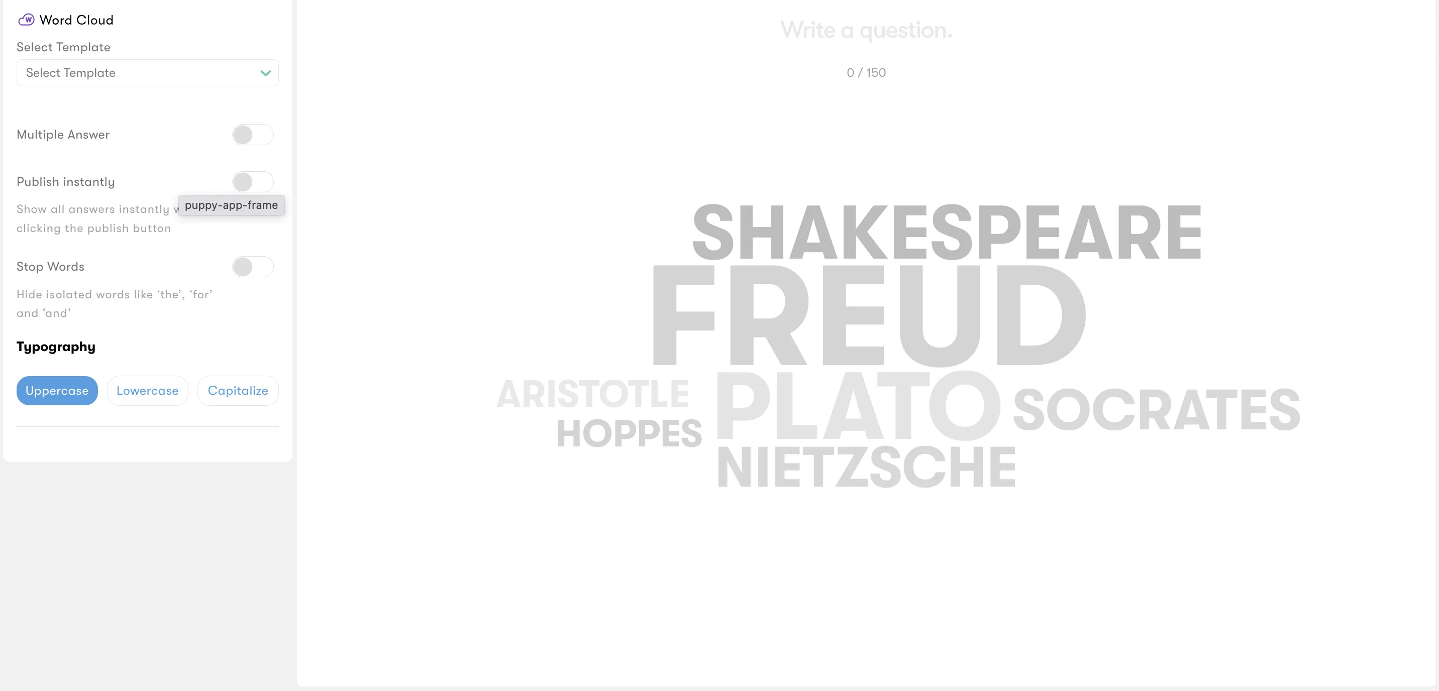 Real-Time Word Cloud Visualization